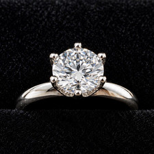 VVS1 Moissanite Ring