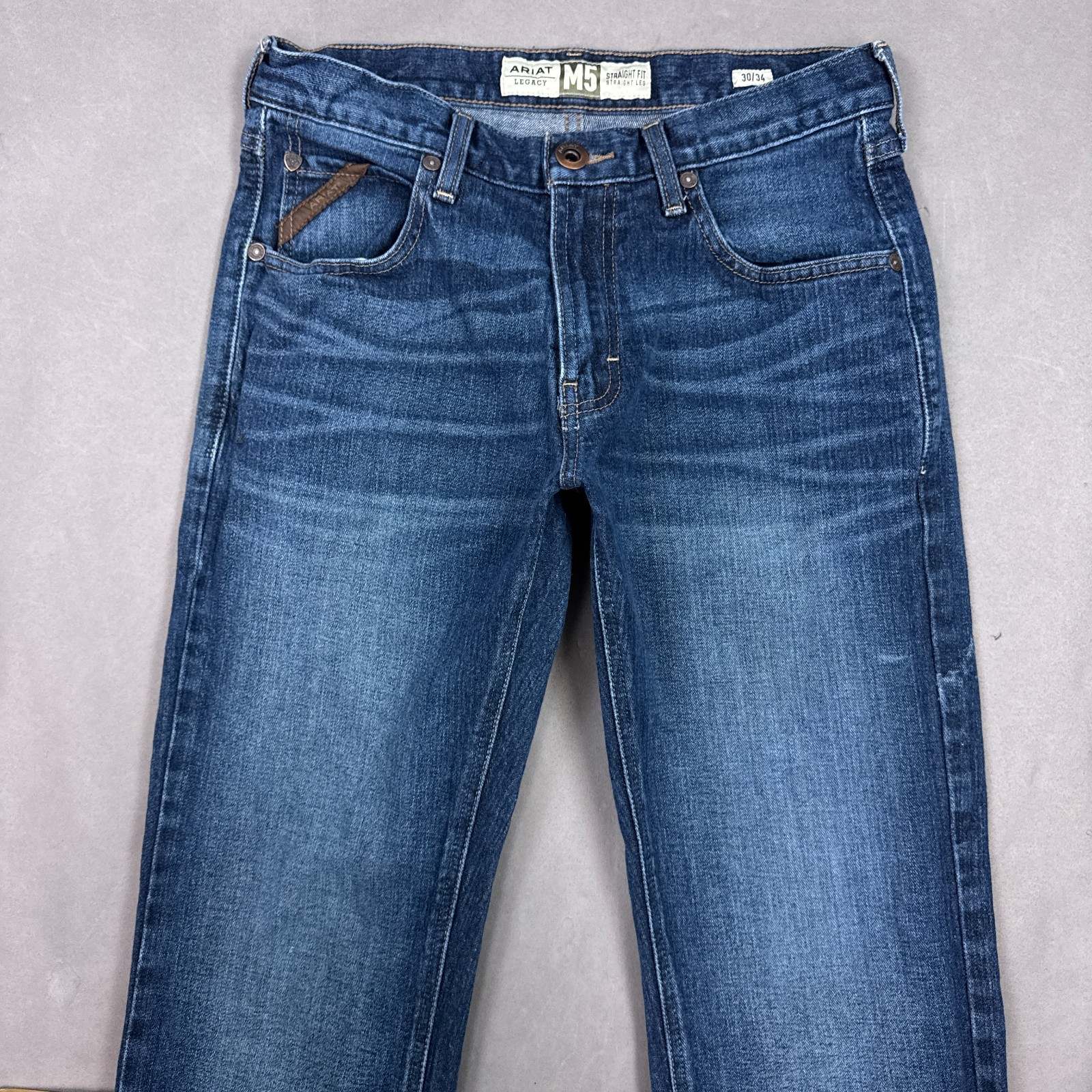 30x34 Blue M5 Legacy Straight Stackable Western Cowboy Distr
