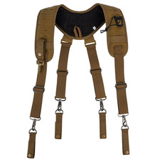 Metal Hook Tactical Suspenders for Duty Military Belt Harness Police Suspenders