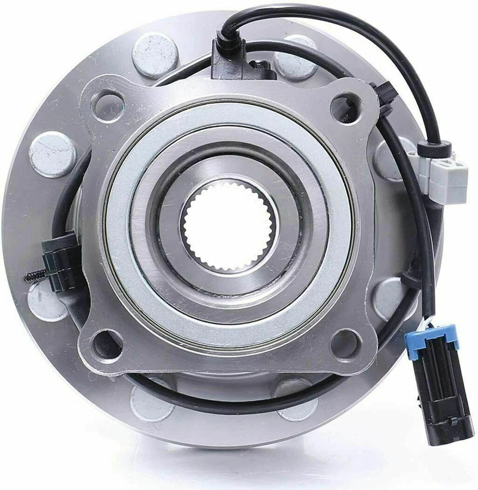 Buje de cojinete de rueda delantera MOOG de 8 tacos para Chevy Silverado GMC Sierra 2500 HD 4x4 Foto 4 de 4