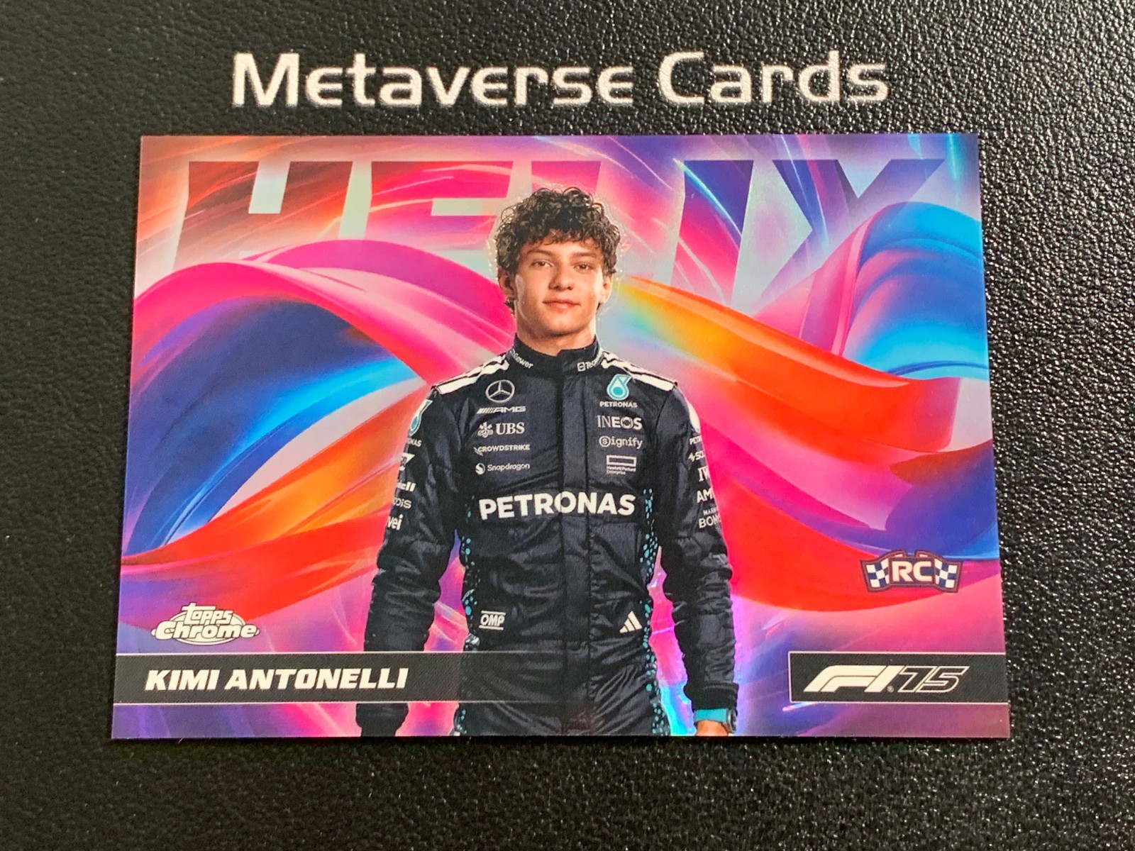 2025 Topps Chrome Formula 1 F1 Helix Kimi Antonelli RC Rookie Case Hit SSP