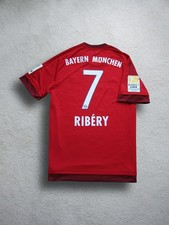 15/16 Bayern Munich RIBERY Soccer Jersey Football Shirt France L S14294