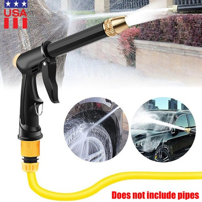 #ad Heavy Garden Hose Nozzle Adjustable Spray Mode High Pressure Rotary Spray Gun US $9.98
