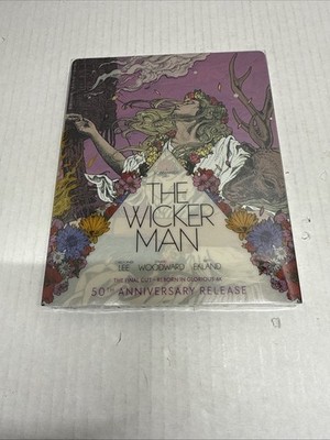 THE WICKER MAN (50TH ANNIV)  SteelBook +4K + BLURAY +DIGITAL (EXP)? **READ