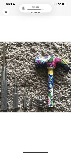 Sassy Gadgets Hammer 5 In 1 Screwdriver flowers - Picture 3 of 4