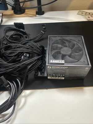 Lian Li Edge 1000 Watt 80 Plus Platinum ATX Fully Modular Power Supply- Black