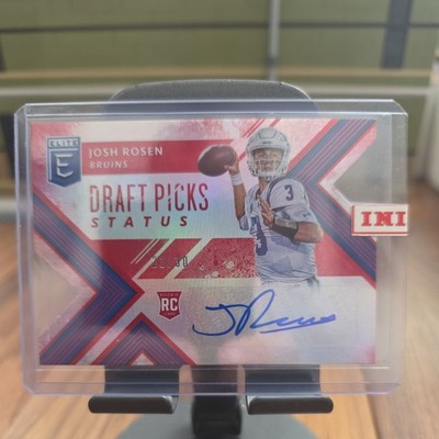JOSH ROSEN 2018 ELITE DRAFT PICKS ROOKIE DIE CUT AUTOGRAPH AUTO! RC! /30!!!