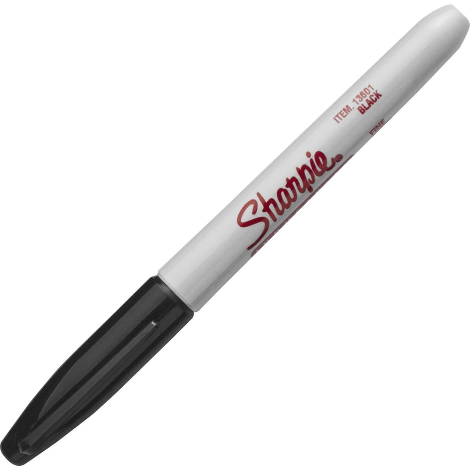 Sharpie Industrial Permanent Markers, Fine Point, Black, Pack Of 12