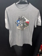 USAMM Killeen Texas Armadillo Graphic Tee Men’s M/ L Gray Soft