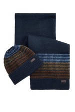 Set Sciarpa e Cappello Uomo Barbour 2MMGS0089 Navy