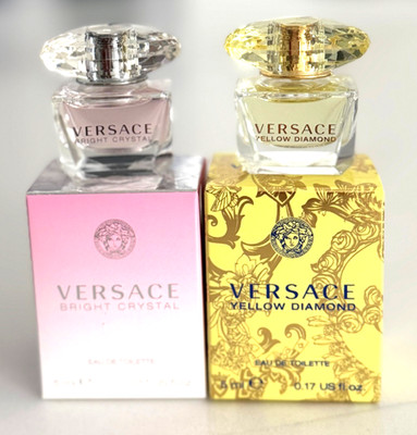Versace Bright Crystal + Yellow Diamond Eau de Toilette (0.17 oz)