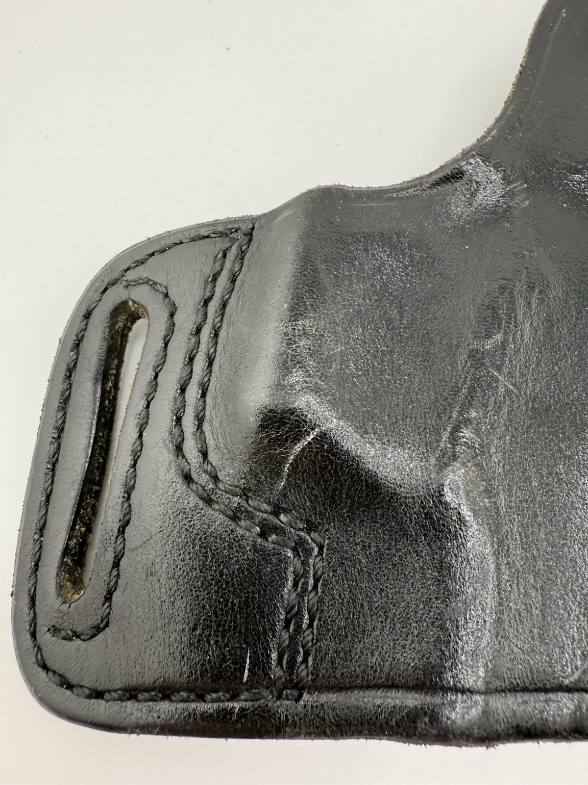 Don Hume H717 No. 30 Holster Black Leather Thumb Break