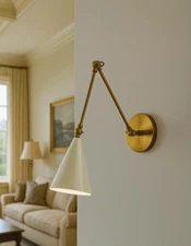 Brass Wall Sconce Mid-Century Modern Wall Lamp X-mass Gift