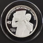 Undefeated Impeachment Champion, President Trump, 1 Troy Oz .999 Fine Silver!