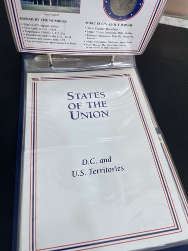 States of The Union Stamp and Coin Collection PCS COMPLETE STATES & TERRITORIES - Picture 4 of 6