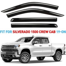 Rain Guards Vent Visors Shade for Chevrolet (Chevy) Silverado 2019-2026 Crew Cab