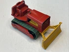 Lesney Matchbox Series Case Bulldozer Tractor No.16 Red/Yellow With Tracks 1969