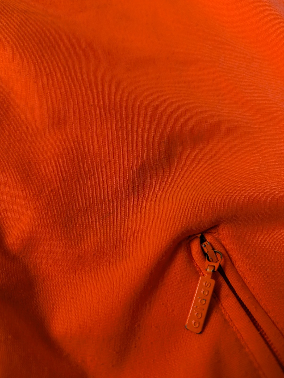 Vintage Adidas 90s Firebird Neon Orange/Black Stripes Track Jacket Size M/L RARE image 10