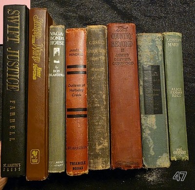 Old To NEW HARD Cover BOOK LOT of  8 Some FIRST Editions Great Reads
