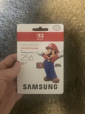 Samsung microSD Express 256GB For Nintendo Switch 2 Super Mario BRAND NEW!