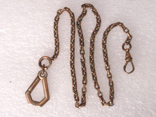 Antique/Vintage Kreisler 025 Gold Content Pocket Watch Fob Chain 16   13.3 Grams