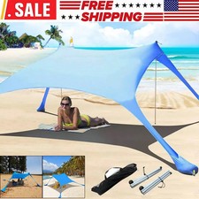 Beach Tent Portable Sun Shade Canopy UPF 50 Outdoor Camping Picnic