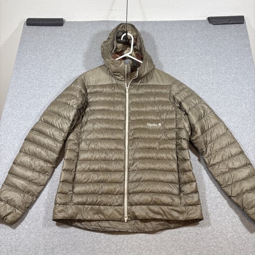 Rapha Sz XL Brown Snow Peak SP Explore Down Jacket Full Zip
