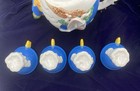 Dept 56 Hey Diddle Diddle Handpainted Ceramic Teapot 4 Cup Set Cat Moon Cow Dog — photo 5