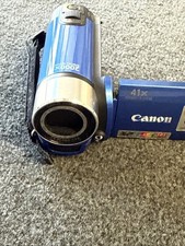 Canon FS400 Camcorder 41X Zoom Blue VERY GOOD/TESTED 