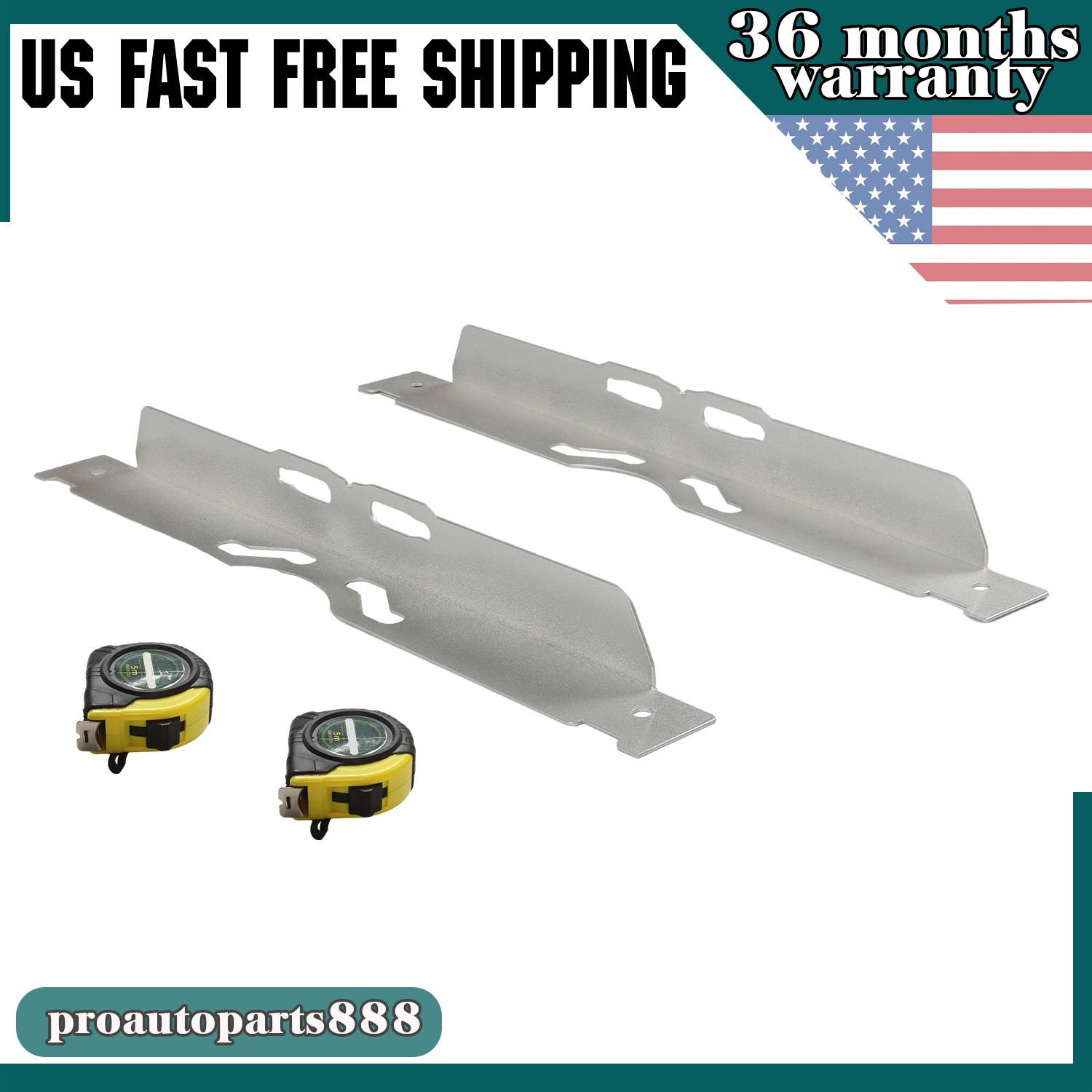 New Wheel Alignment Tool Toe With 2 Tape Measures Plates Accurate Measurements