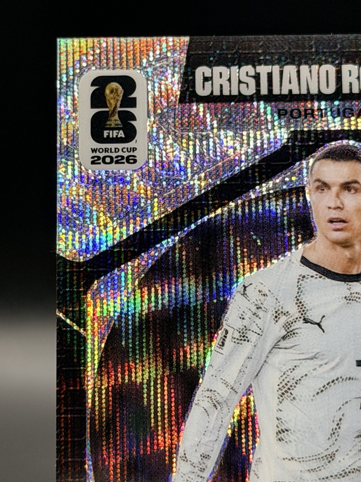 2026 Panini Prizm FIFA World Cup Cristiano Ronaldo TROPHY HUNTING WAVE PRIZM view 5
