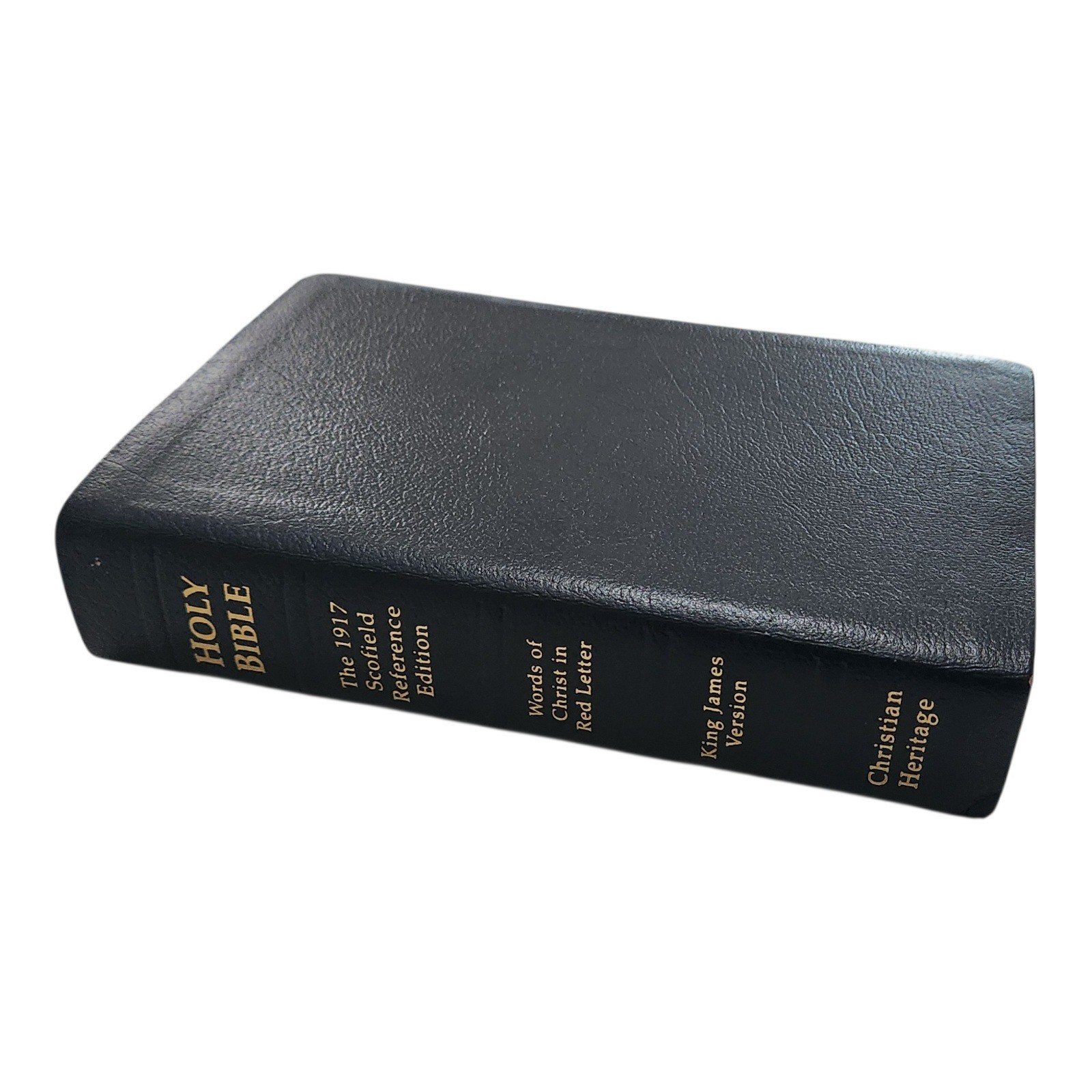 The 1917 Scofield Reference Bible KJV Red Letter Christian Heritage Black