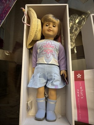 American Girl Just Like You 18in Girl Doll Brown Eyes w/ Hat