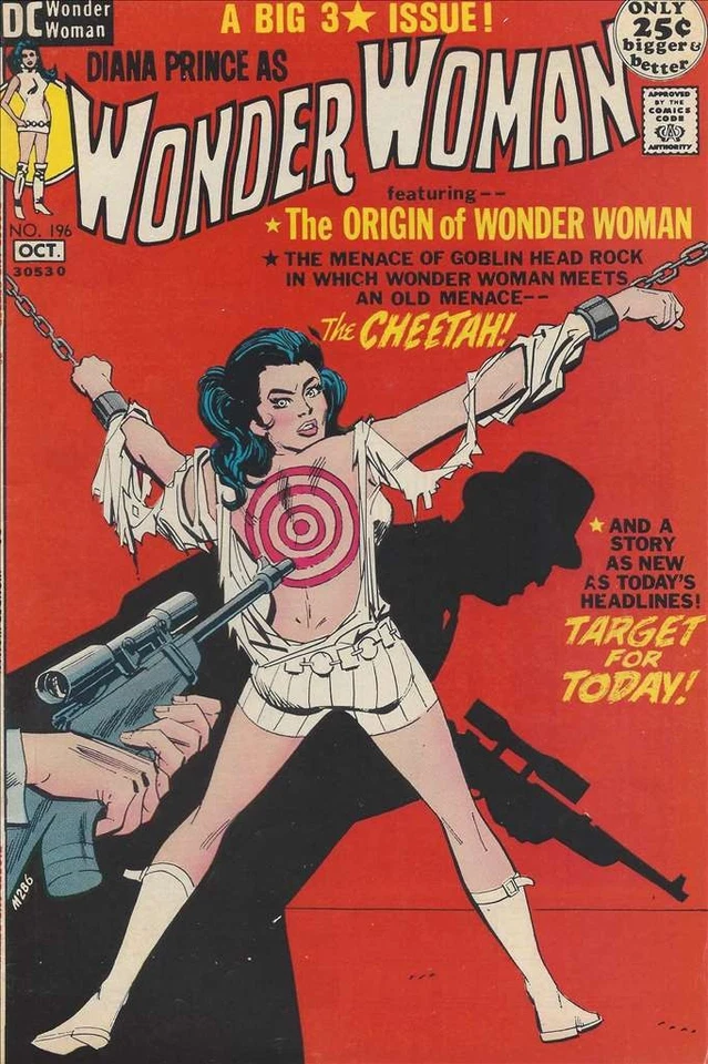 WONDER WOMAN lot of 3 vintage DC comic books includes ORIGIN & BONDAGE COVER ART - Image 2 of 4