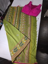 sarees for women Linen and Cotton