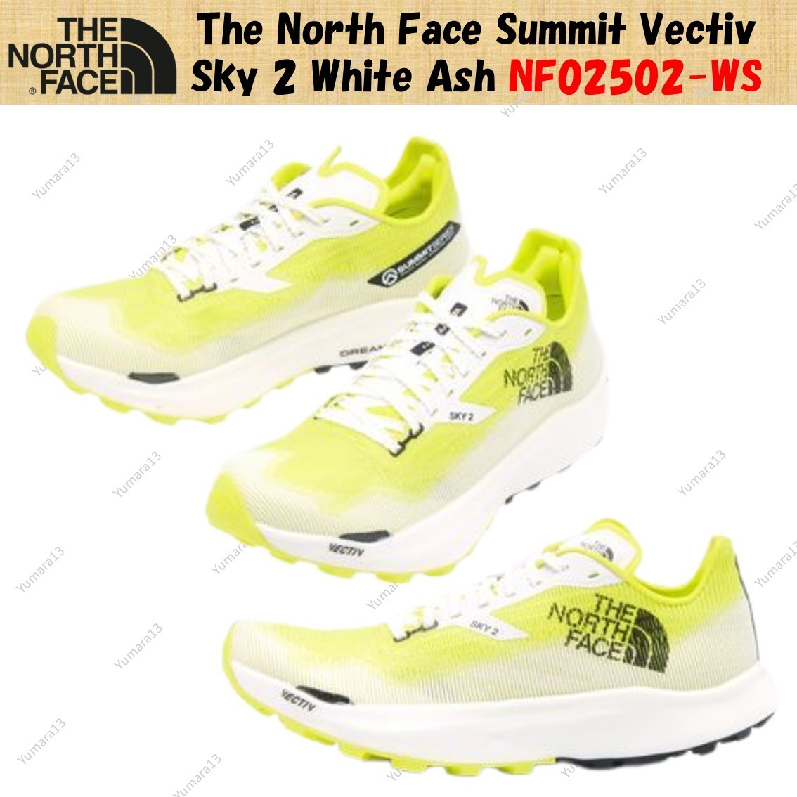The North Face Summit Vectiv Sky 2 White Ash NF02502-WS talla para hombre