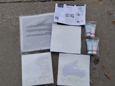 We R Memory Keepers Vinyl Print Press Kit - 4 Inks, 3 sheets, 3 frames WINTER