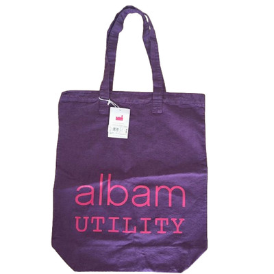 ToteBag Albam Utility Canvas lila Größe Länge 19 Zoll Breite 15,5 Zoll Tiefe 4,5 Zoll