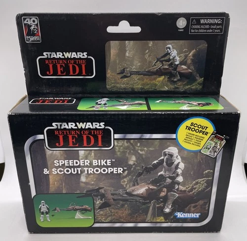 Star Wars Vintage Collection ROTJ Speeder Bike & Scout Trooper