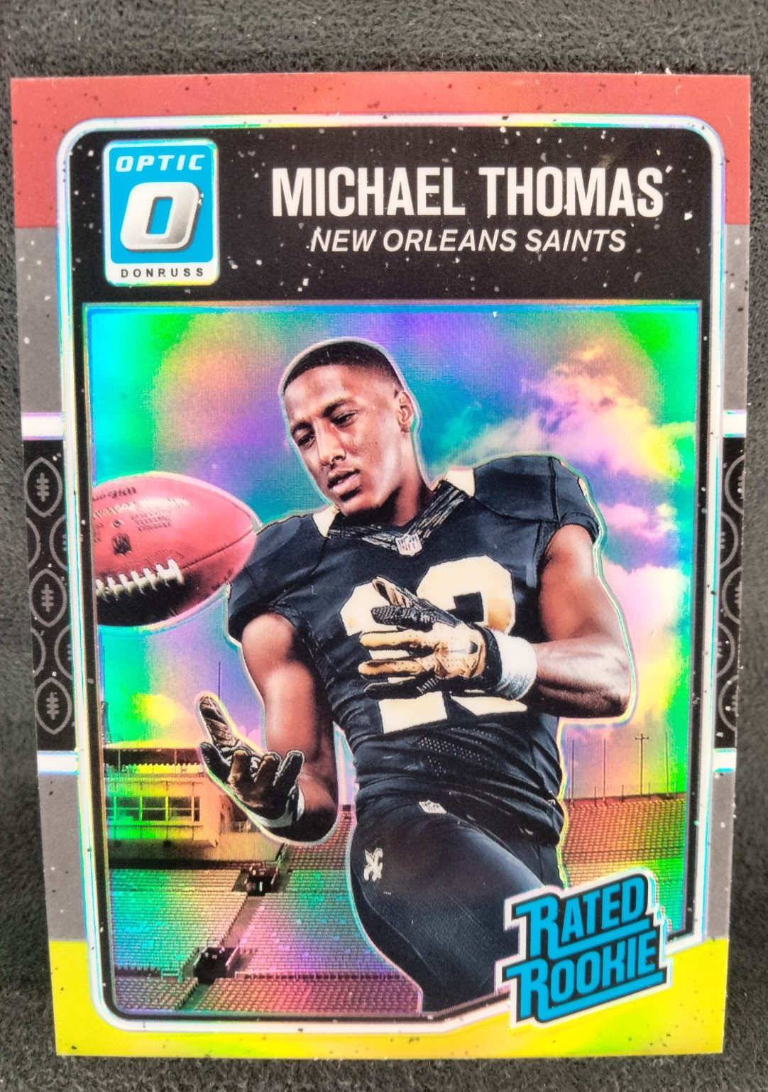 2016 Donruss Optic - Rated Rookie Michael Thomas #186 Red and Yellow (RC)