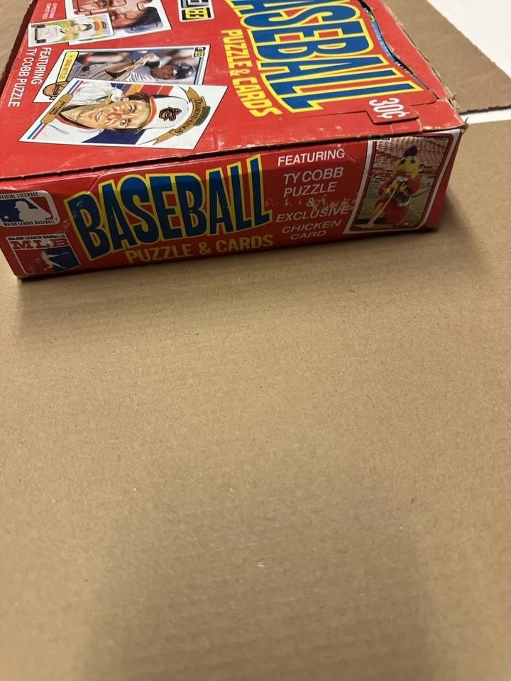 Hermosa caja de cera de béisbol Donruss 1983 36 paquetes Gwynn Boggs Sandberg novato Foto 3 de 3