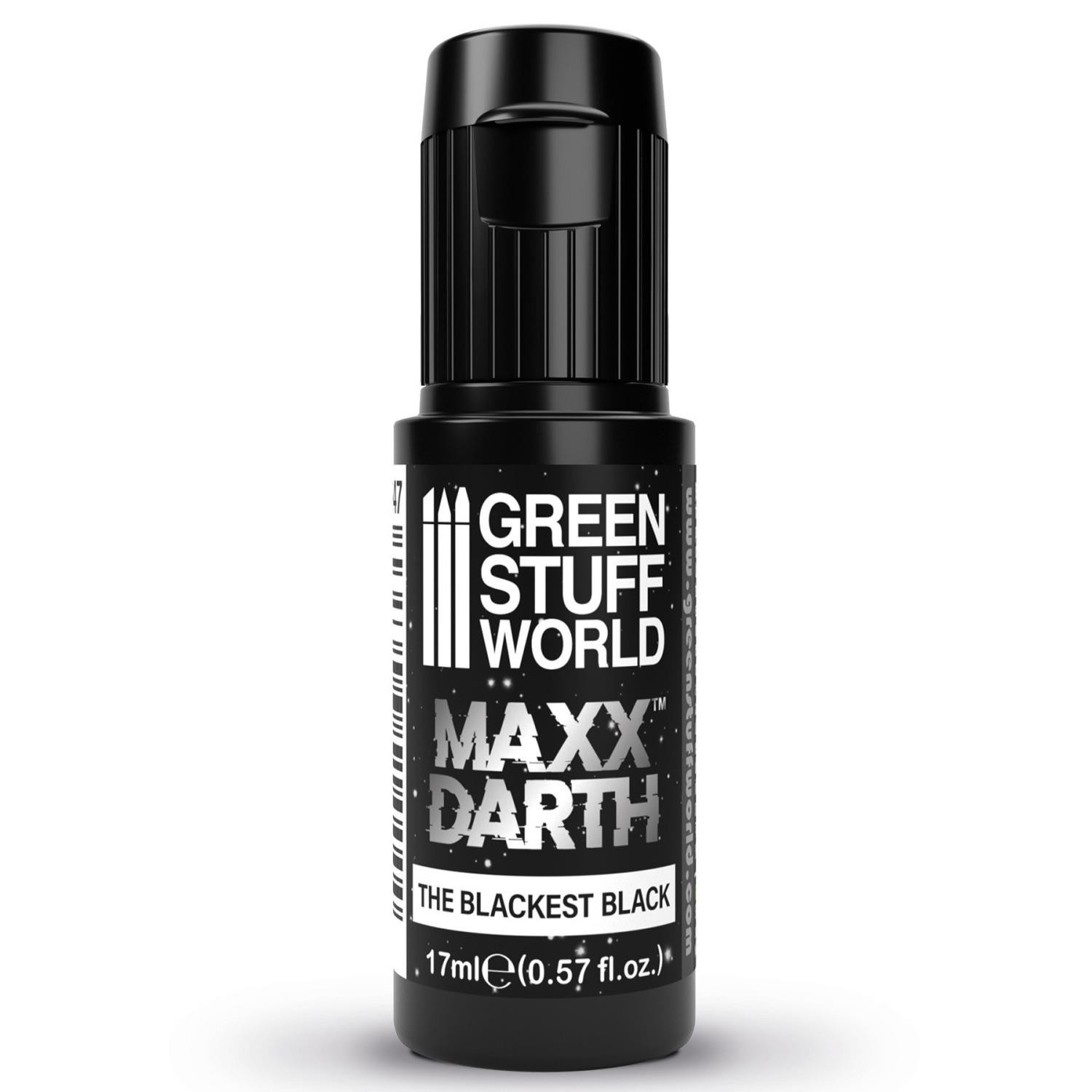 Green Stuff World Maxx Darth Ultra Black Paint 17 ml