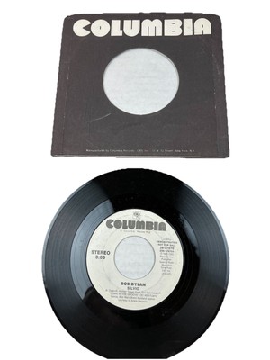 BOB DYLAN Columbia 45RPM Promo Record -Silvio 38-07970 And Sleeve
