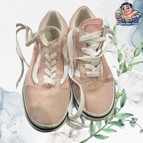 Scarpe VANS giovani ragazze 1 vecchia scuola sneakers casual rosa tela basse stringate