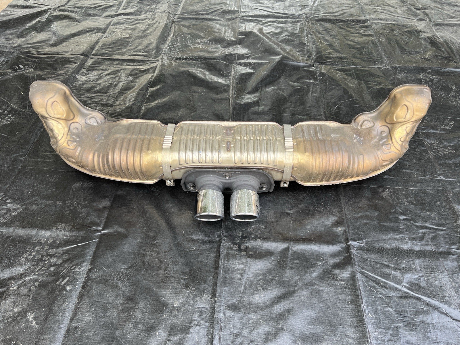 Porsche 911 GT3 RS 991 992 OEM Center Muffler Factory Exhaust 2020-2025 GT3RS