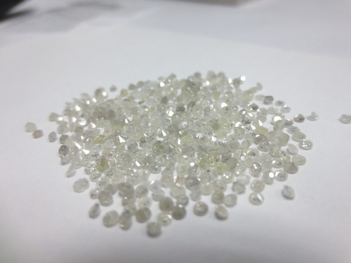 10 quilates Mezclado Blanco Redondo CORTE ÚNICO PULIDO Chatarra Rompe DIAMANTES - Imagen 2 de 2