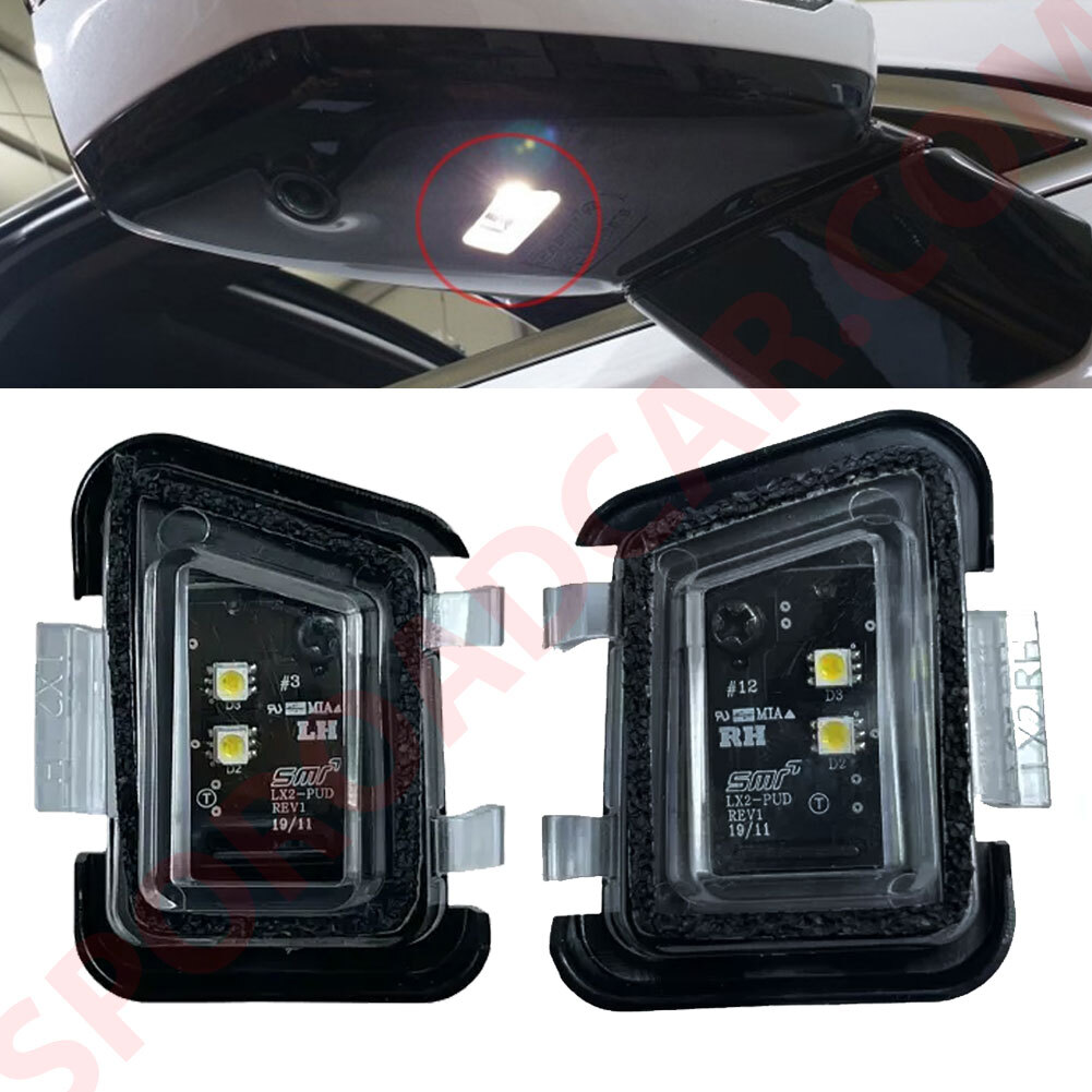 Side Mirror LED Puddle Lamp Lh Rh For 2019-2024 Hyundai Palisade