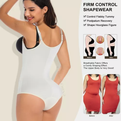 Underwear Tummy Tuck Compression Garment for Women Control Corset Body Shaper UK - Picture 3 of 23