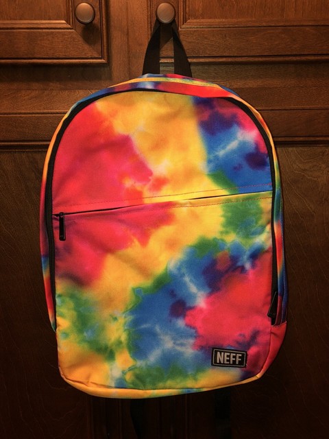 neff tie dye backpack