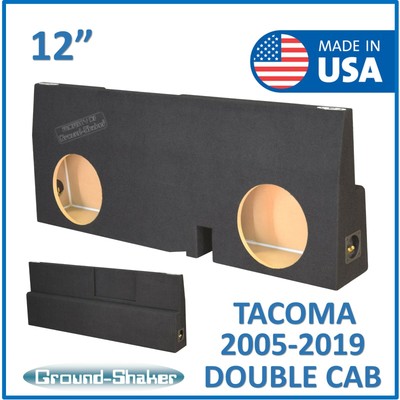 2019 toyota tacoma double cab subwoofer box